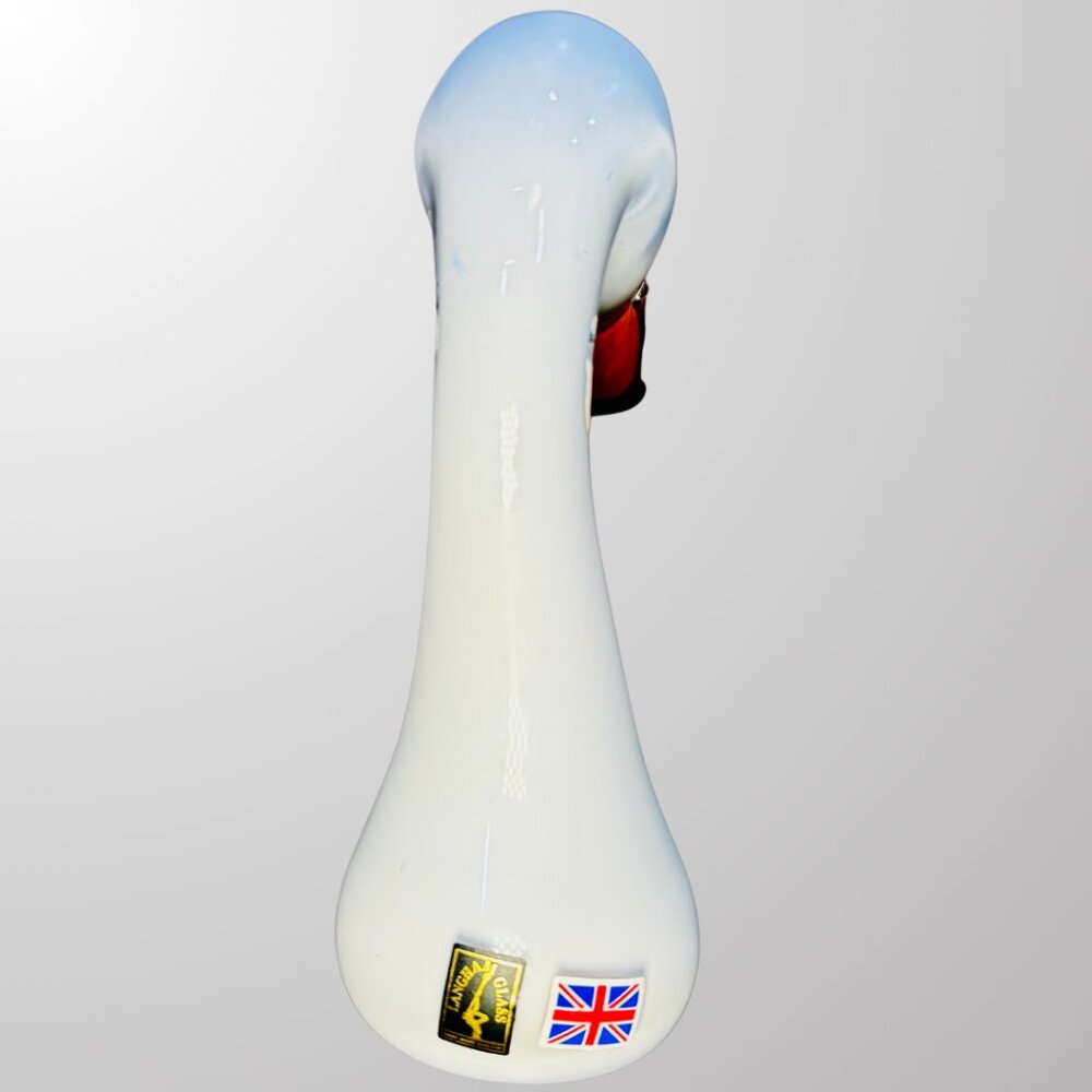 Langham Glass England Hand Painted Swan - Picture 4 of 13